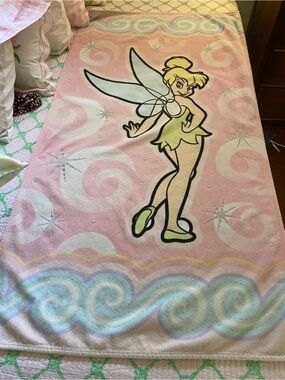 Disney Exclusive Tinkerbell Beach Towel!  Pre-owned!